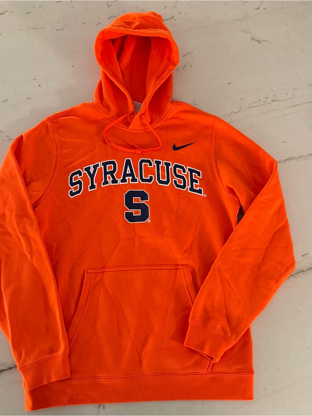 Syracuse Nike Dri-FIT Orange Hoodie Men’s Size S Stretch Small